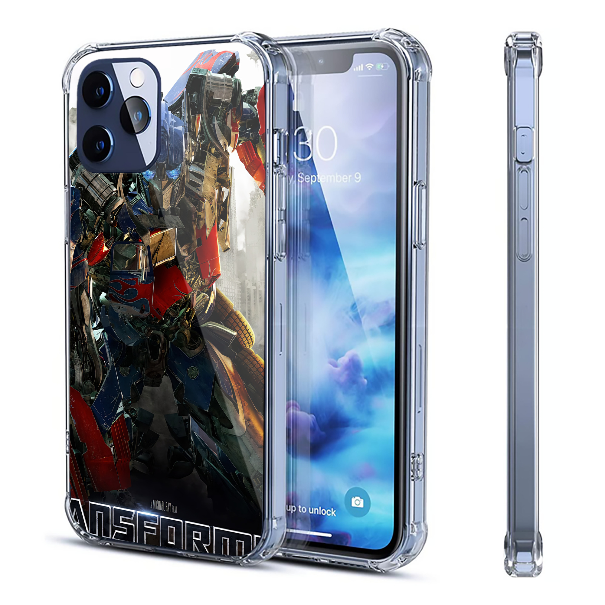 （画像用） Transformers トランスフォーマー 【iPhone 12シリーズ対応】透明スマホケース（クリアソフトケース）